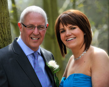 Wedding Couple at the Forest of Arden Hotel