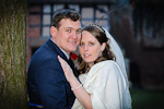 Bride and Groom, relaxed, at Kenilworth Castle, Warwickshire