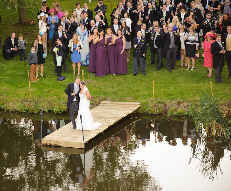 Priors Marston Wedding Photography: Bride and Groom at Priors Marston