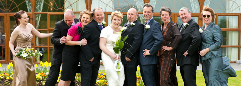 Wedding Party at Barston Lakes