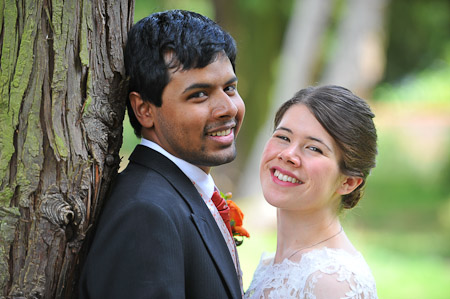 Wroxall Abbey Bride and Groom