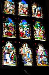 Stained Glass Window at Wroxall Abbey